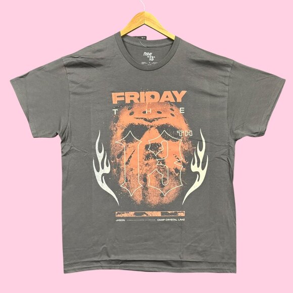 Friday the 13th Jason Voorhees Camp Crystal Lake Horror Tee XL - Picture 1 of 4